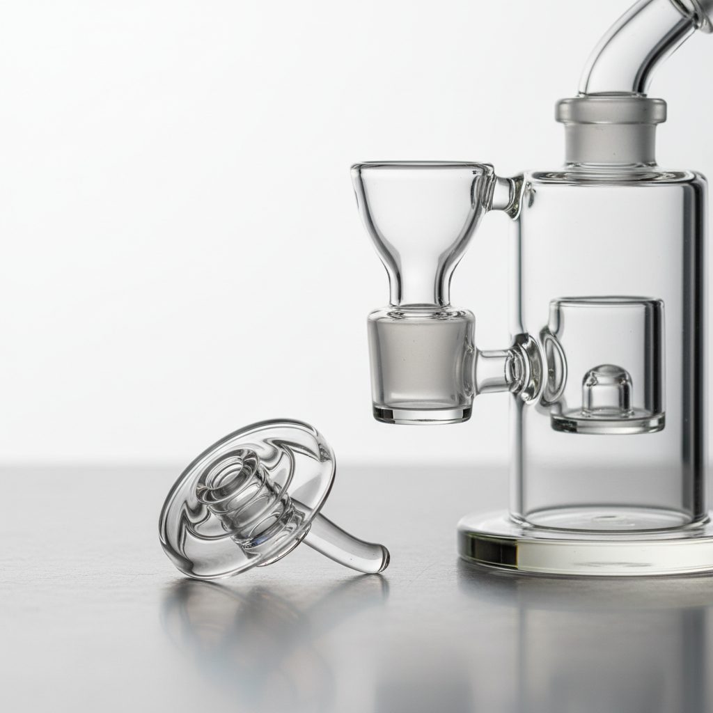 Directional carb cap for low-temperature dabbing