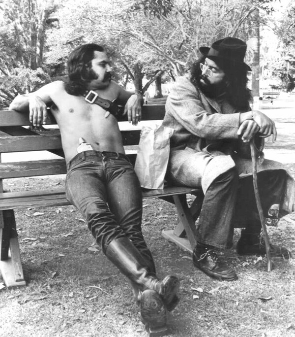 Cheech Marin and Tommy Chong, 1972