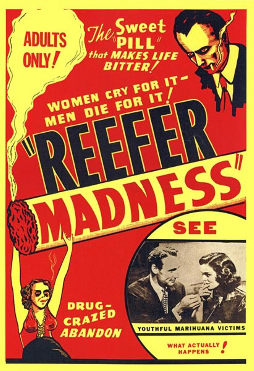 Original 1936 Reefer Madness propaganda film poster