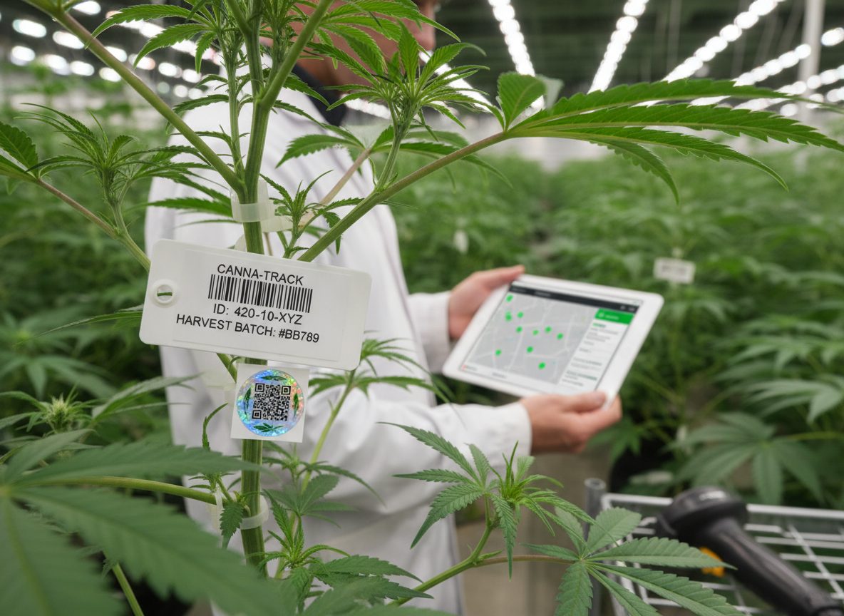 Cannabis inventory tracking via RFID tags